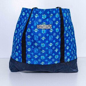 Cartoon Network Dexter's Laboratory Monogram Tote Bag 1999 VTG 90s